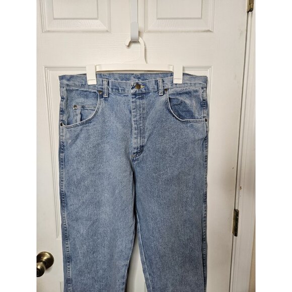 Wrangler Rugged Wear Jeans Mens 38x34 Relaxed Fit Straight Leg Workwear - Picture 2 of 8